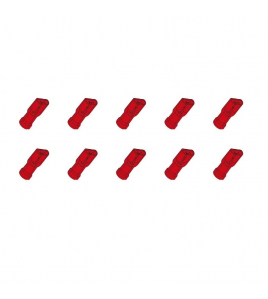 10ST.KABELSCHOEN FEMALE 6,3 ISO RD