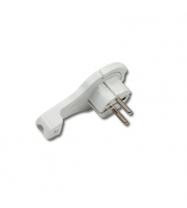 VLAKSTEKKER HAAKS RANDAARDE 8MM WIT