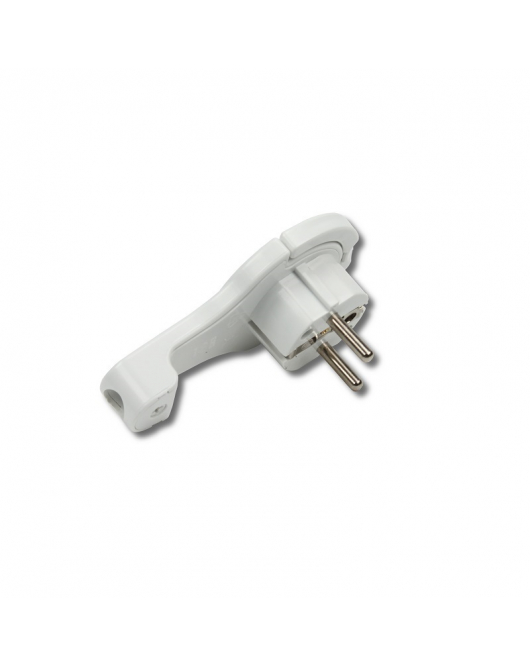 VLAKSTEKKER HAAKS RANDAARDE 8MM WIT