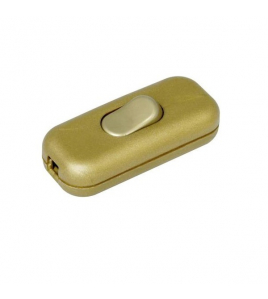 SNOERSCHAKELAAR MET KNIP GOUD