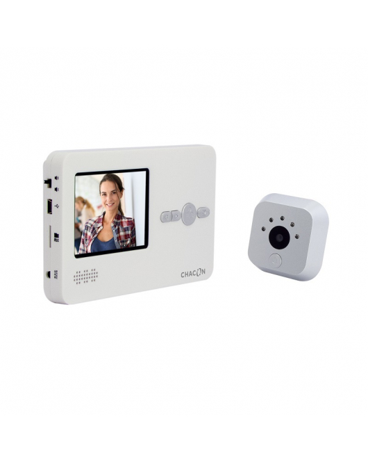 CHACON VIDEOSPION+BEL 2,8" SCHERM