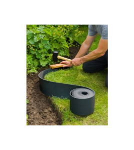 BORDERRAND DIKTE 3MM H15X10MT ZWART