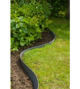 BORDERRAND DIKTE 3MM H15X10MT GRIJS