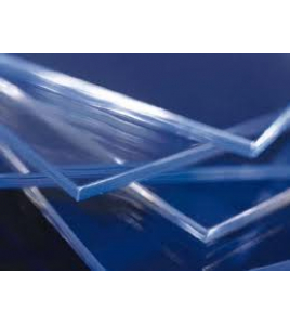 PS VLAKKE PLAAT 4MM GLASHELDER AFM. 50X50CM