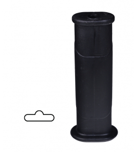 HANDVAT OVAAL ZWART (SET VERPAKT)