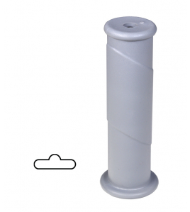 HANDVAT 30 MM ROND GRIJS (SET VERPAKT)