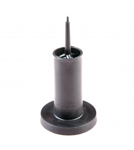 STOFKAPJE ZWART 20CM, LANGE AS