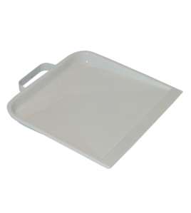 STOFBLIK HOLLANDS MODEL METAAL MET BEUGELGREEP 25,5X22,,5CM