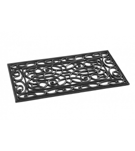 RUBBERMAT ‘PLUTO’ (ANTIEKLOOK) ZWART 45 X 75 RUBBERMAT ‘PLUTO’ (ANTIEKLOOK) ZWART 45 X 75