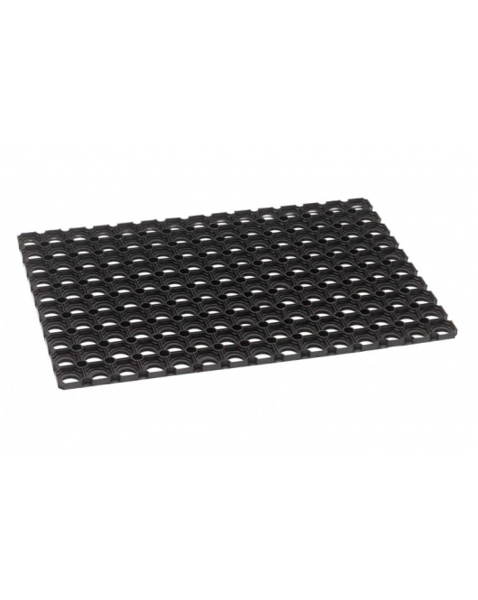 RUBBERRINGMAT ZWART 50 X 80