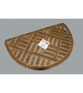 BORSTELMAT NATUREL 45 X 75 HALFROND BORSTELMAT NATUREL 45 X 75 HALFROND