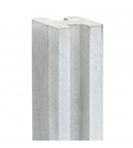 REEST T-PAAL WIT/GRIJS 11,5X11,5X280CM