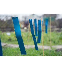 VOGELSCHRIKSTRIPS 29,5X4,5CM ALUMINIUM