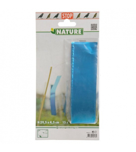 VOGELSCHRIKSTRIPS 29,5X4,5CM ALUMINIUM