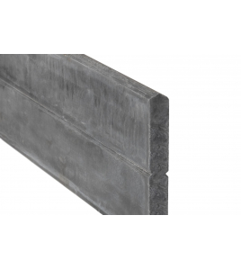 BETONPLAAT BLOKHUTPROFIEL ANTRACIET 184X26CM