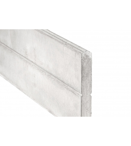 BETONPLAAT BLOKHUTPROFIEL WIT/GRIJS 184X26CM