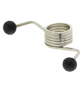 DEURSPIN STANDAARDMODEL VERNIKKELD