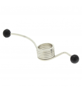 DEURSPIN HOEKMODEL VERNIKKELD