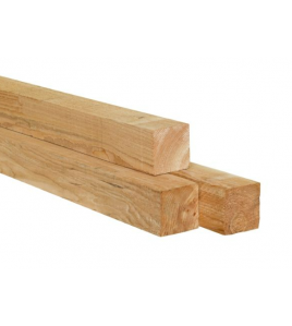 DOUGLAS PAAL 10X10X300CM FIJN BEZAAGD