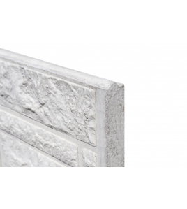 BETONPLAAT ROTSMOTIEF WIT/GRIJS 184X36CM