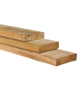 DOUGLAS BALK 5X15X500CM FIJN BEZAAGD