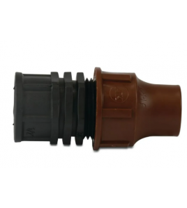 OVERGANGSSTUK PP 16 MM X 1/2&quot; LOCK X BINNENDRAAD BRUIN TYPE BF-62-50 LOCK