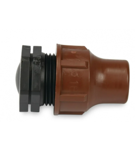 EINDPLUG PP 16 MM LOCK BRUIN TYPE BF-PLUG LOCK