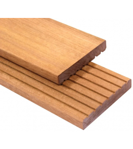 HARDHOUTEN VLONDERPLANK BANGKIRAI 2,1X14,5X427CM GLAD/GROF