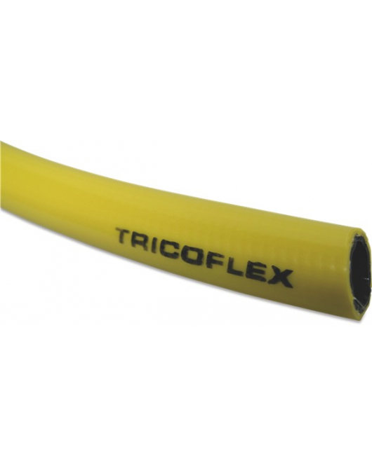 TRICOFLEX SLANG PVC 1 1/2'' 8BAR GEEL 50M