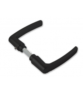 DEURKRUKSET TYPE 332 DEURDIKTE 40MM ZWART