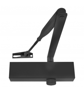 SX DEURDRANGER 60-85KG ALU MAT ZWART