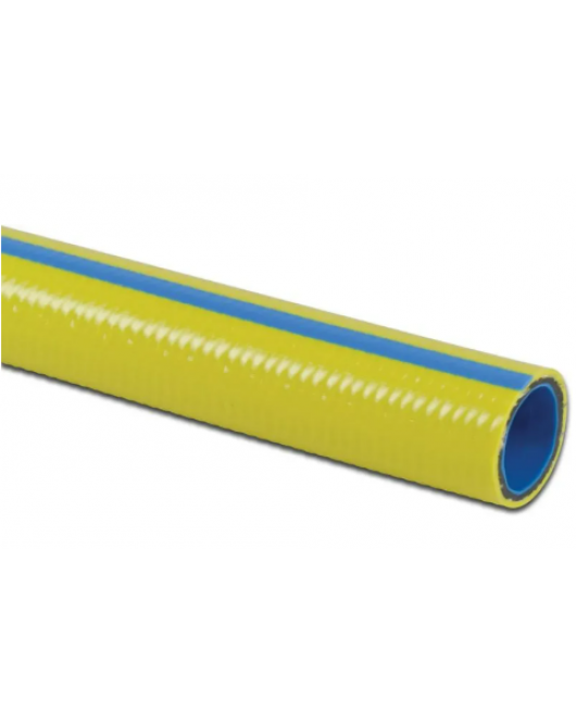 TORSINO PLUS SLANG PVC 30MM (1 1/4'') 6BAR GEEL/BLAUW 50M