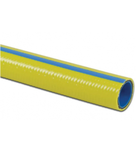 TORSINO PLUS SLANG PVC 25MM (1'') 8BAR GEEL/BLAUW 50M