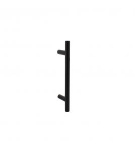 DEURGREEP PER STUK T-VORM 300X65X20 HART OP HART 200MM MAT ZWART