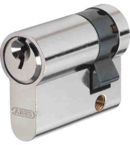 HALVE DEURCILINDER EUROPROFIEL VERNIKKELD HALVE DEURCILINDER EUROPROFIEL VERNIKKELD