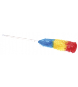 PLUMEAU KUNSTVEZEL 110CM TELESCOOPSTEEL